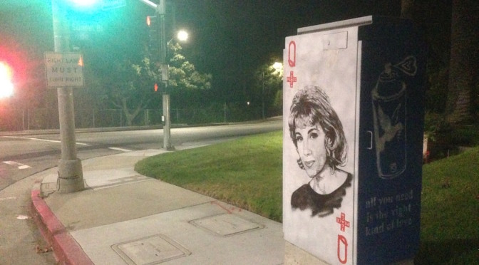 Joan Rivers Street Art in L.A.
